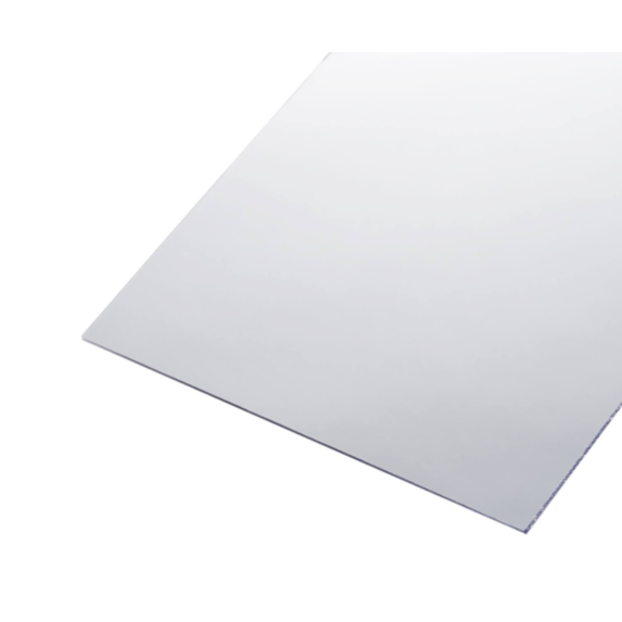 Verre synthétique 4mm intérieur et extérieur L.1xL.1m Clair lisse