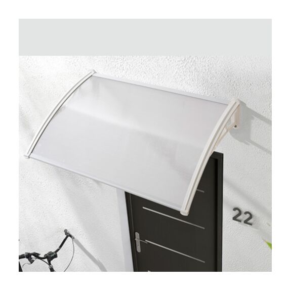 Marquise 120x70cm blanc Roma