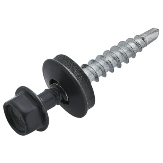Fixation Panneau Tuile Anthracite Vis+Rond 100