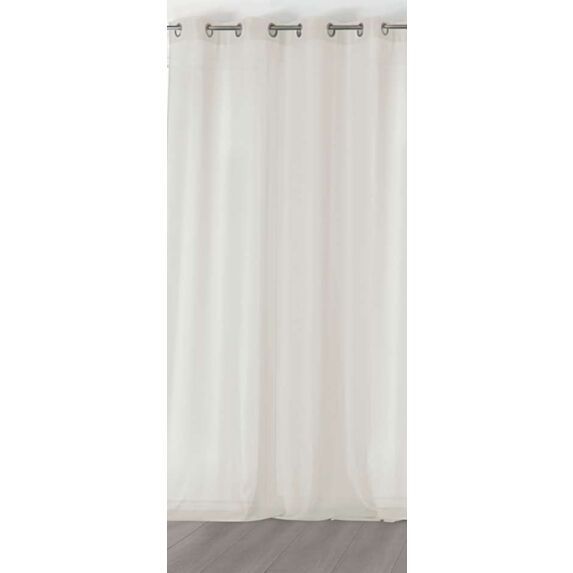 Rideau à Oeillets Voile Chic Standard 145x240cm Naturel - LINDER