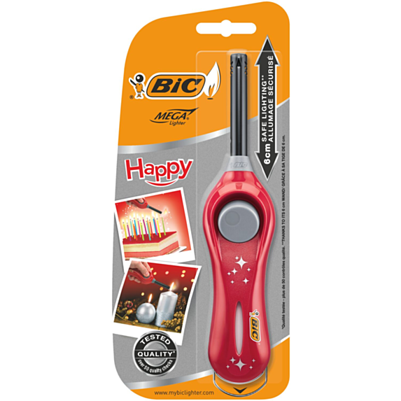 Allume-feu Happy megalighter rouge - BIC