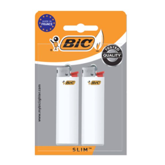 Briquet Slim à Pierre Blanc - BIC