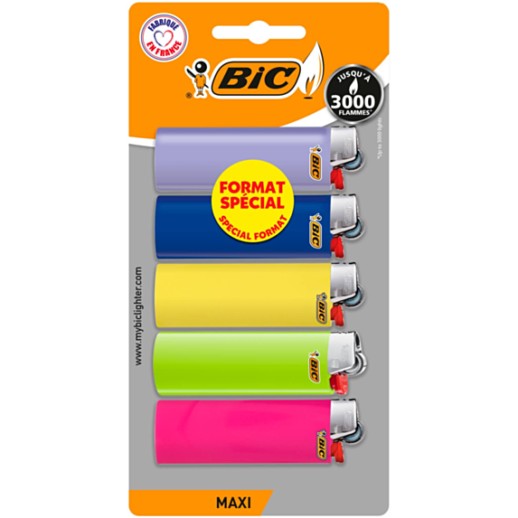 5 Mini briquets à Pierre couleurs assorties - BIC
