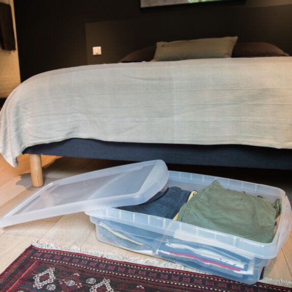 Coffre dessous de lit crystaline 40 l