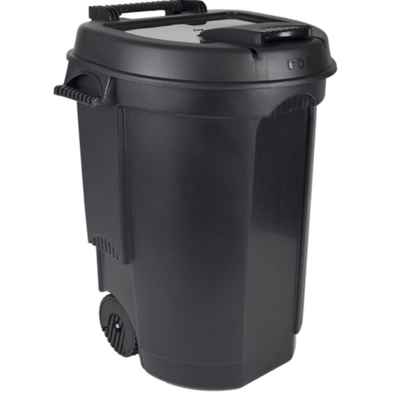 Poubelle à roulettes 110L 55x58x81cm