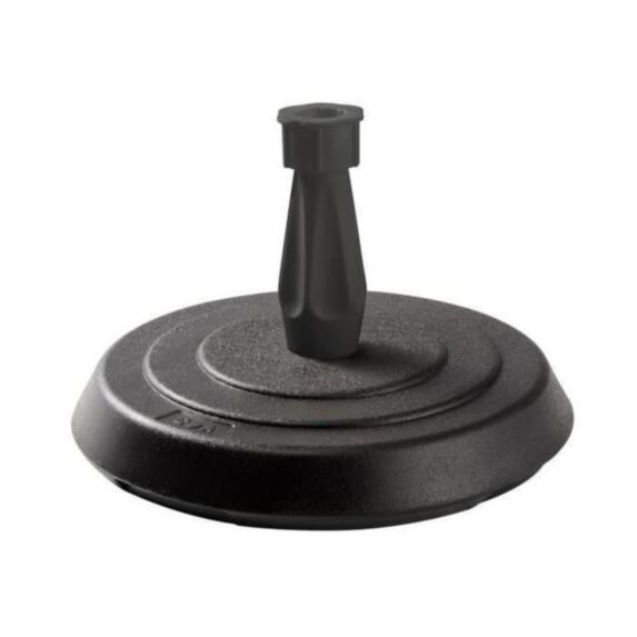 Pied de parasol béton 14kg rond anthracite - EDA