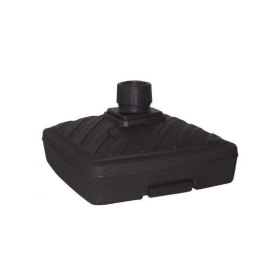 Pied de parasol plastique 40L gris anthracite - EDA