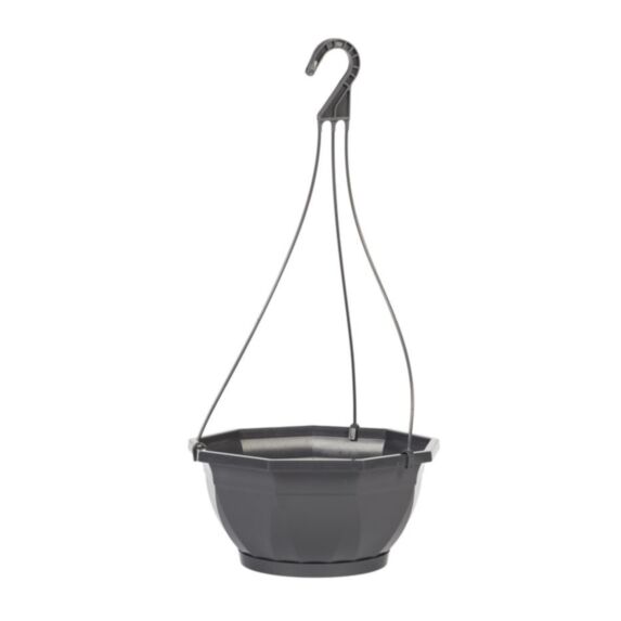 Suspension aeria Ø 27 cm avec soucoupe 4,5l gris - EDA