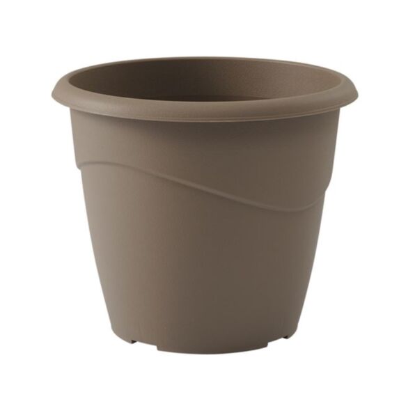 Pot non percé marina D18cm 2L taupe - EDA