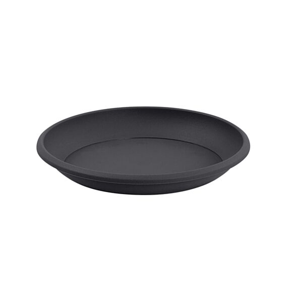 Soucoupe ronde marina D15cm gris pour pot D18cm - EDA