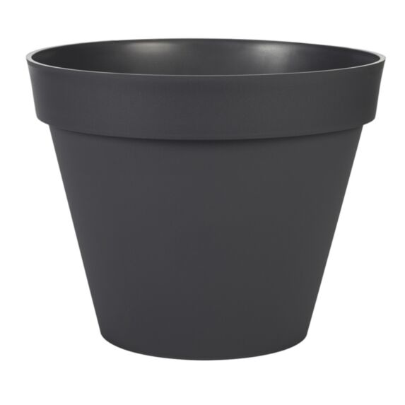 Pot Toscane Ø40xH.32cm Gris Anthracite - EDA