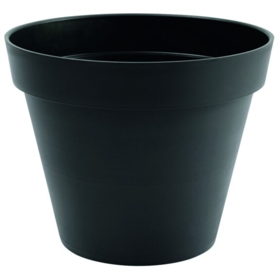 Pot Toscane Ø48xH.40cm Gris Anthracite - EDA