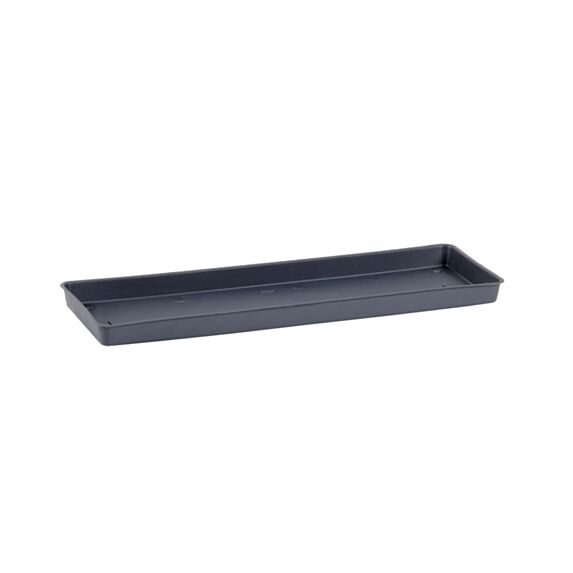 Plateau rectangle miami 50cm gris anthracite - EDA