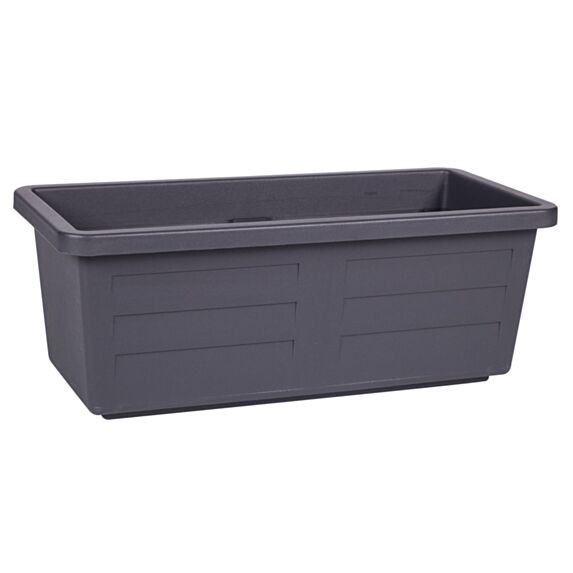 Jardinière miami 40cm 7L gris anthracite - EDA