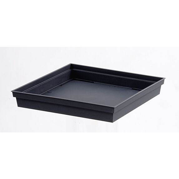 Soucoupe carré Toscane gris anthracite - EDA