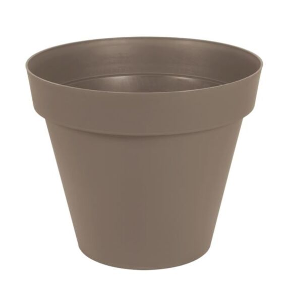Pot rond Toscane ⌀ 80 cm 170L taupe - EDA