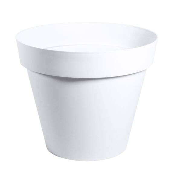 Pot rond TOSCANE diamètre 80cm EDA Blanc