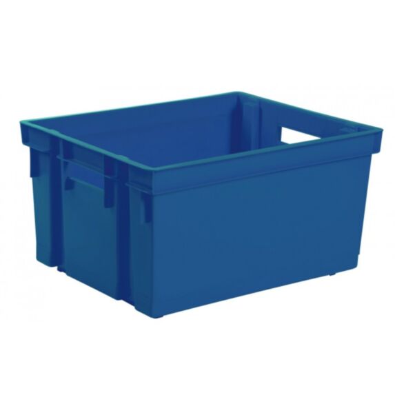 Bac de rangement sans couvercle bleu minéral 20L EDA
