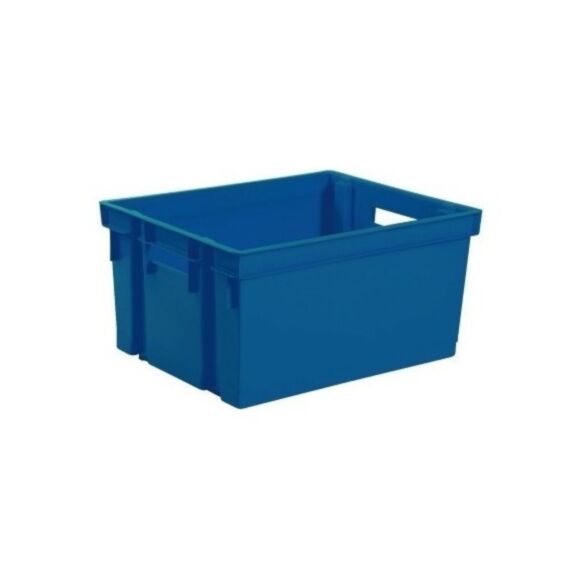 Bac de rangement 30L Bleu minéral