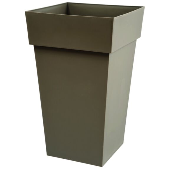Pot Toscane carré XXL taupe - EDA