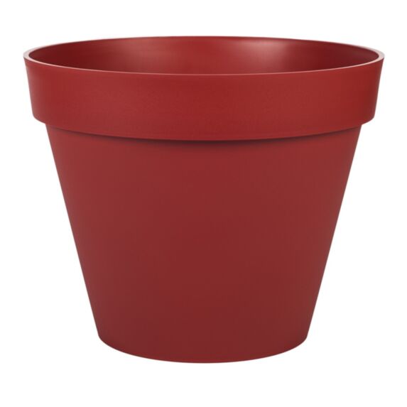 Pot rond TOSCANE Diamètre 40cm EDA Rouge Rubis