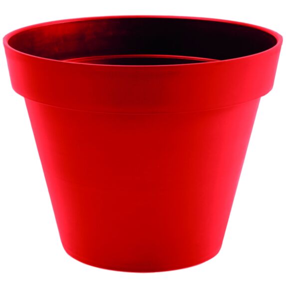 Pot rond Toscane Ø60 rouge rubis - EDA