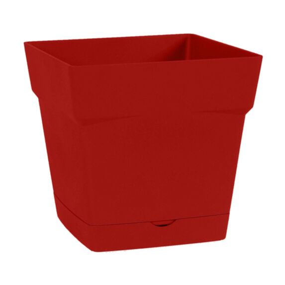 Pot carré Toscane 3,4L rouge Rubis - EDA