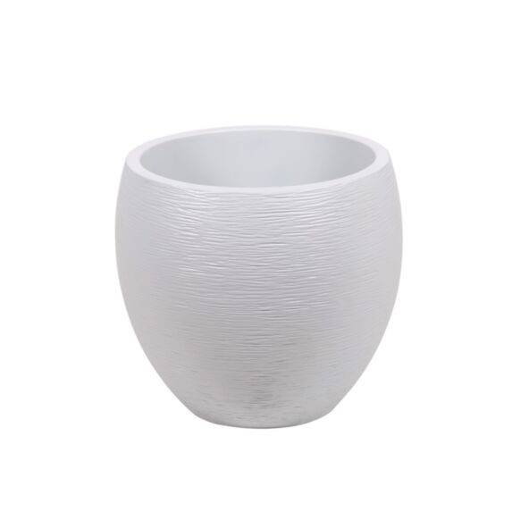 Pot Egg Graphit Ø50 x 45 cm 46 L blanc cérusé - EDA