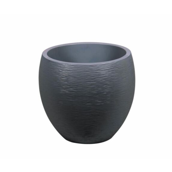 Pot Egg Graphit Ø50 x 45 cm 46 L anthracite - EDA