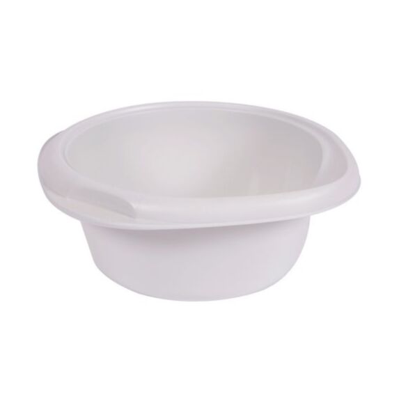 Cuvette bassine ronde polypropylène blanc cérusé 12L EDA