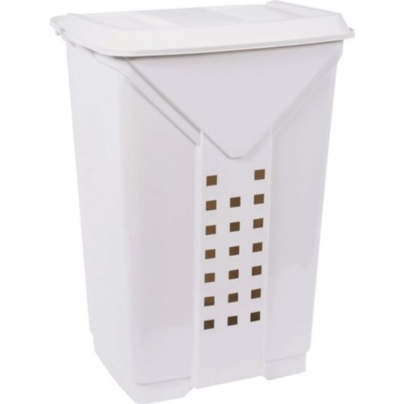 Panier à Linge Prima 60L Blanc Cérusé - EDA