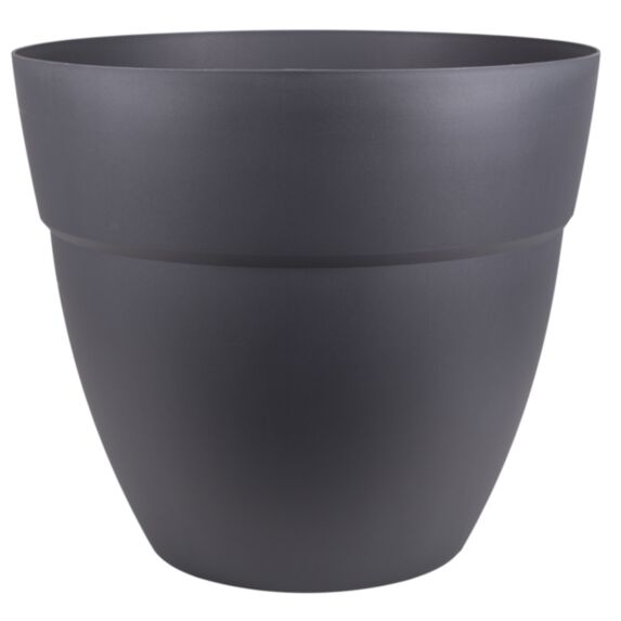 Pot rond cancun 165L gris anthracite - EDA
