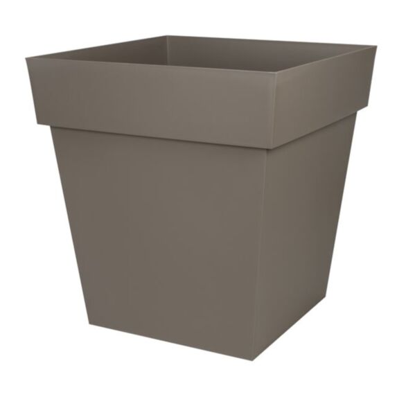 Pot Carré Toscane 87L Taupe