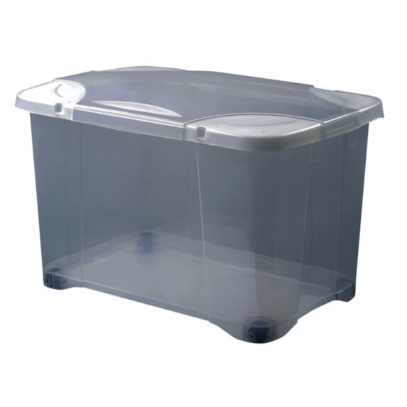 Coffre Clip'Box EDA Dim. 54 X 36 X 33,7 Cm Breveté Coloris Gris Acidulé 40 EDA