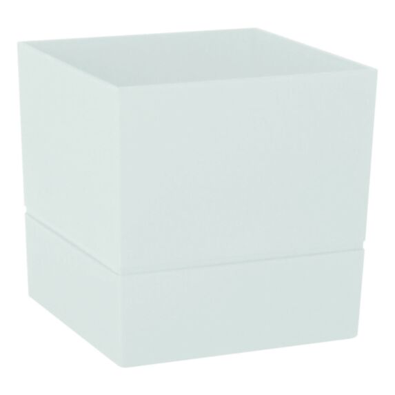 Pot pour plantes Aquaduo 14,3x14,3cm 1,8L réserve 0,6L Ivoire - EDA