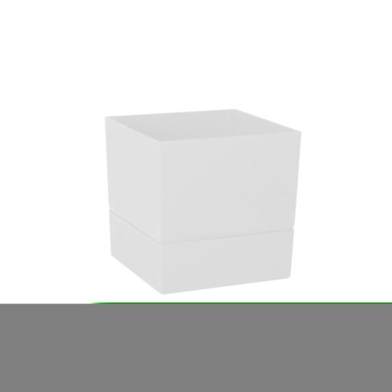 Pot Aquaduo Carré 24,3x24,3cm Blanc Ivoire