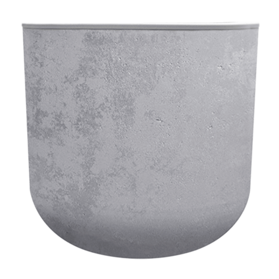 Pot Rond Basalt'Up Ø48,5cm Gris Béton
