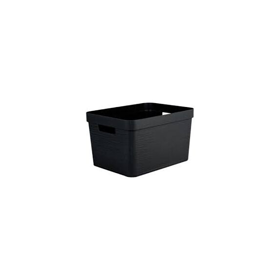 Boite rangement stone 18 l noir 