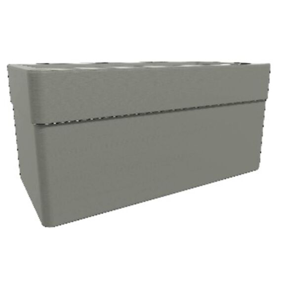 Jardinière carel 80 cm taupe