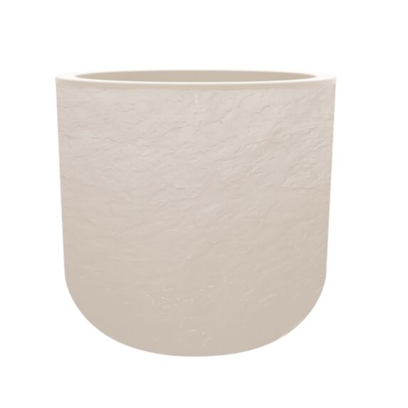 Pot de fleurs Volcania Up Beige Calcaire Ø40cm - EDA
