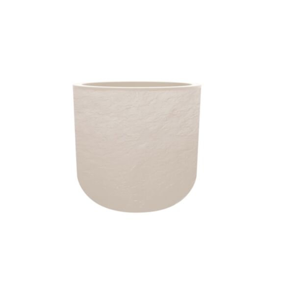 Pot de fleurs Volcania Up Calcaire Beige Ø50cm - EDA