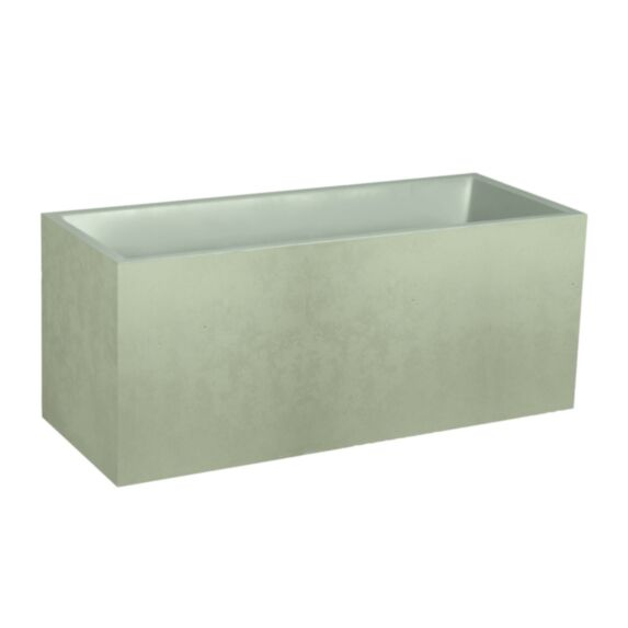 Balconnière Basalt'Up plastique 59x19,8x22,8cm Vert Amande - POETIC