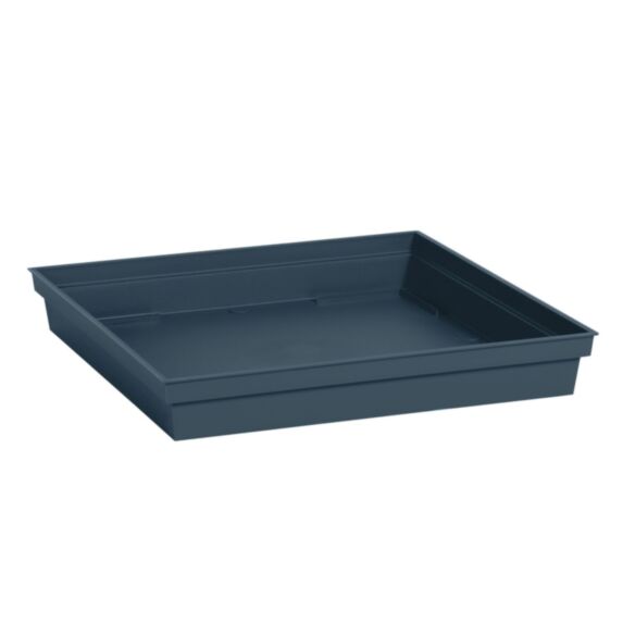 Soucoupe carrée Toscane Bleu Jean 32,6cm - EDA