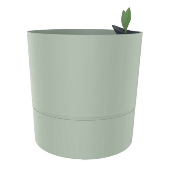 Jardinière Aquaduo XL Vert Amande 35x35cm - POETIC