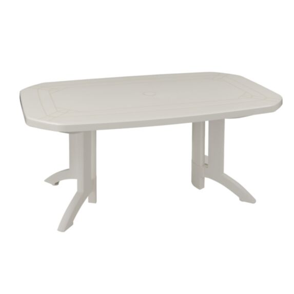 table vega 165x100 en blanc gx  - GROSFILLEX