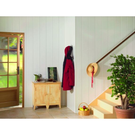 Lambris PVC Exapan Line 3000 blanc brut - GROSFILLEX