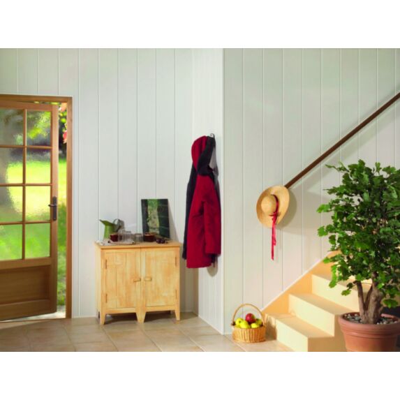 Revêtement PVC line 3000 blanc brut - 4 m - GROSFILLEX