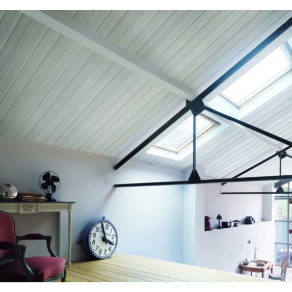 Revêtement PVC country bois blanchi 4 m - GROSFILLEX