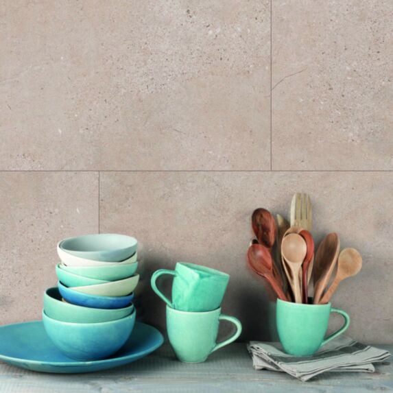 Dalle revêtement mural GX WALL+ crème slate 60x30 cm- GROSFILLEX