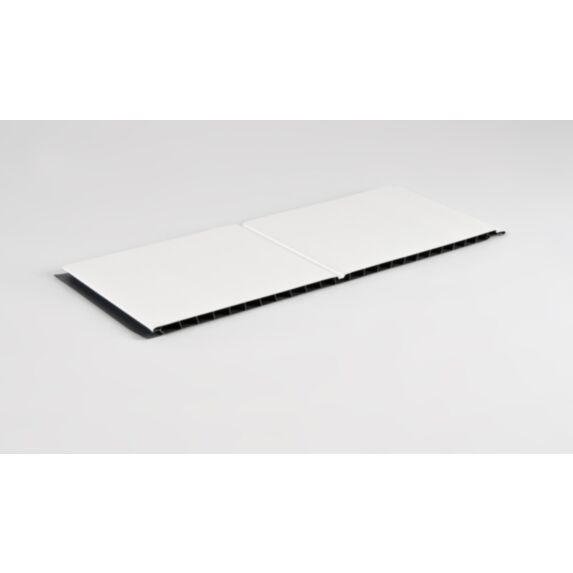 Revêtement mural Green Line 39x261x0,5cm blanc brut